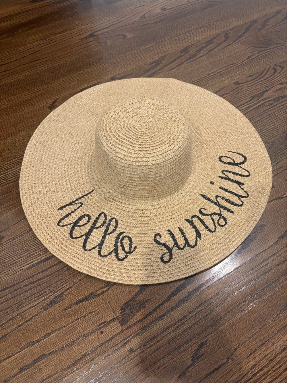Hello Sunshine Straw Sun Hat - Natural